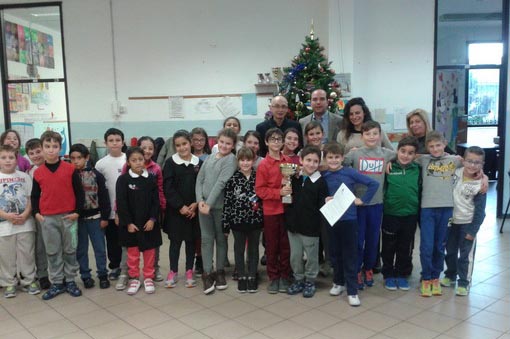 consegna del Premio Munoz dicembre 2015 alunno scuola Sanremo