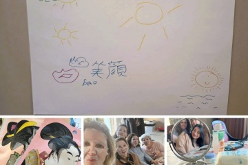 Collage di foto scattate durante il laboratorio